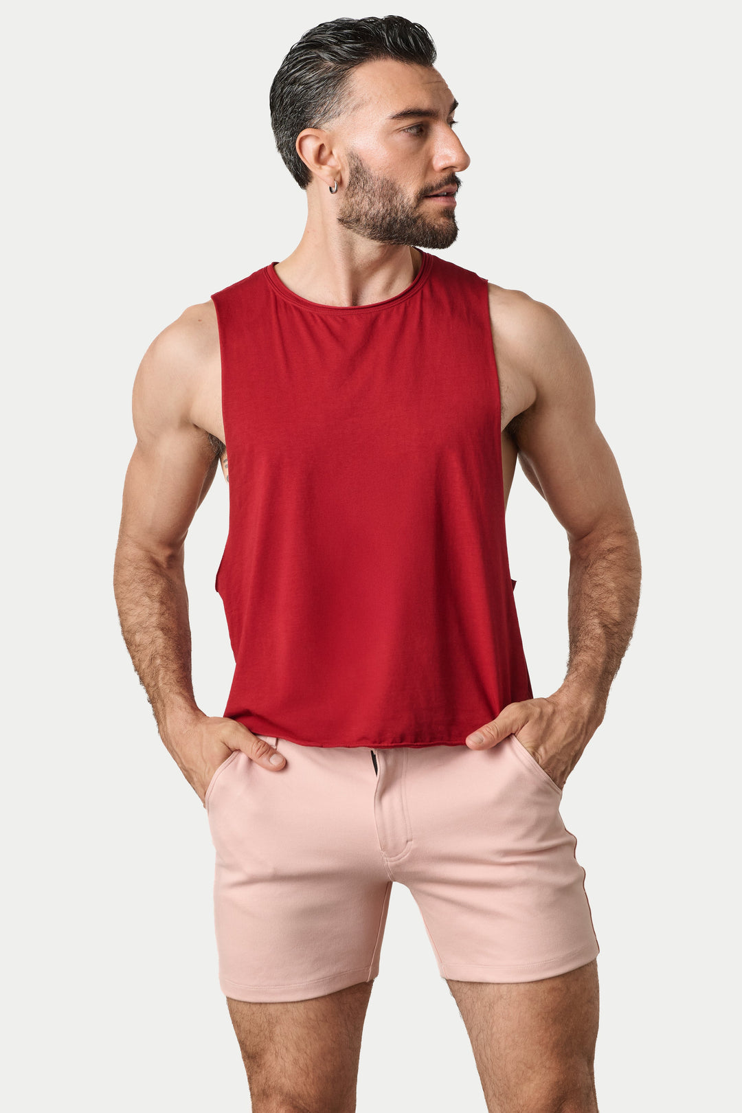RAW Crop Tank V2 - Maroon