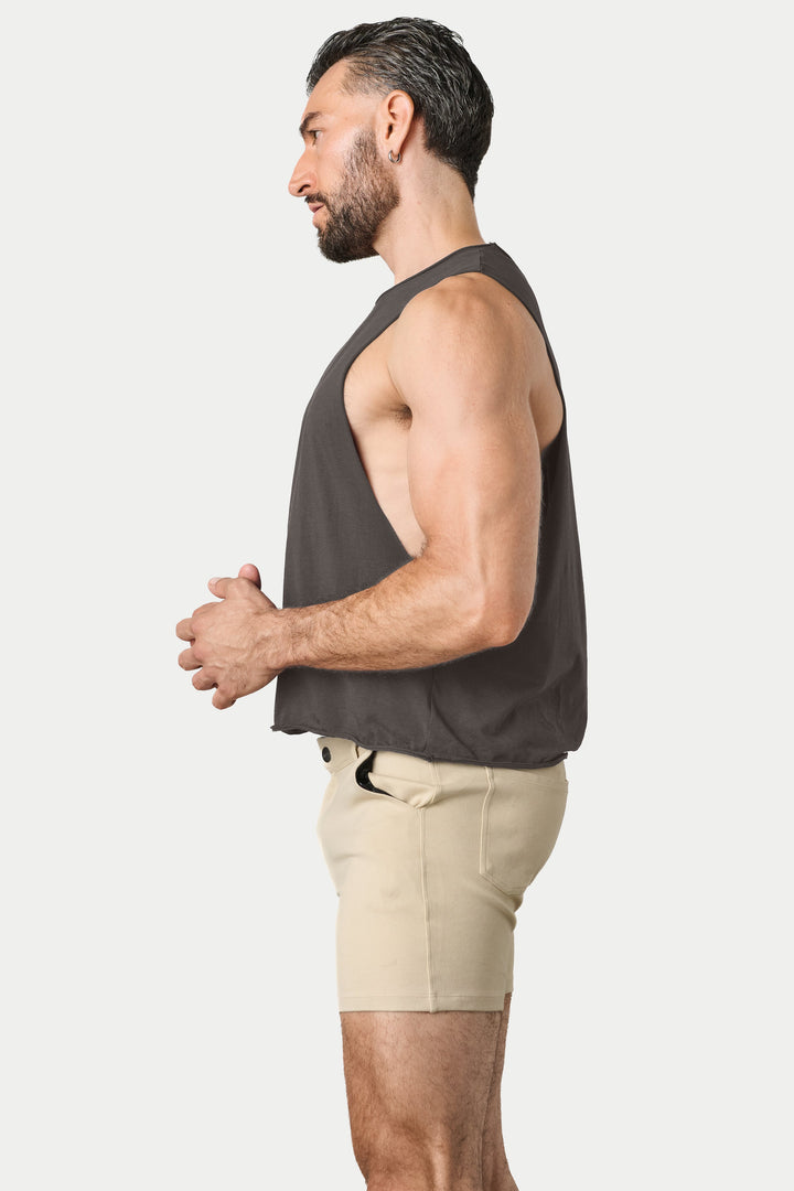RAW Crop Tank V2 - Dark Gray
