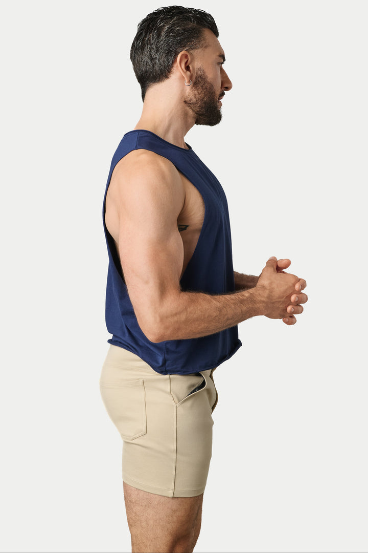 RAW Crop Tank V2 - Navy
