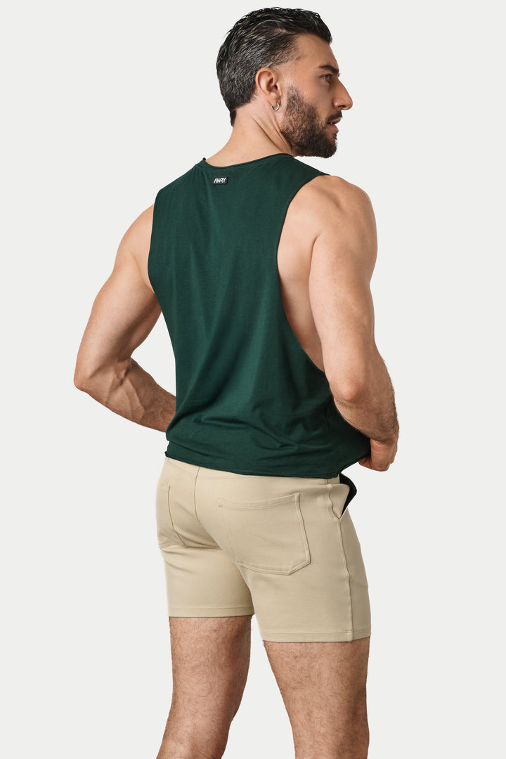 RAW Crop Tank V2 - Dark Green