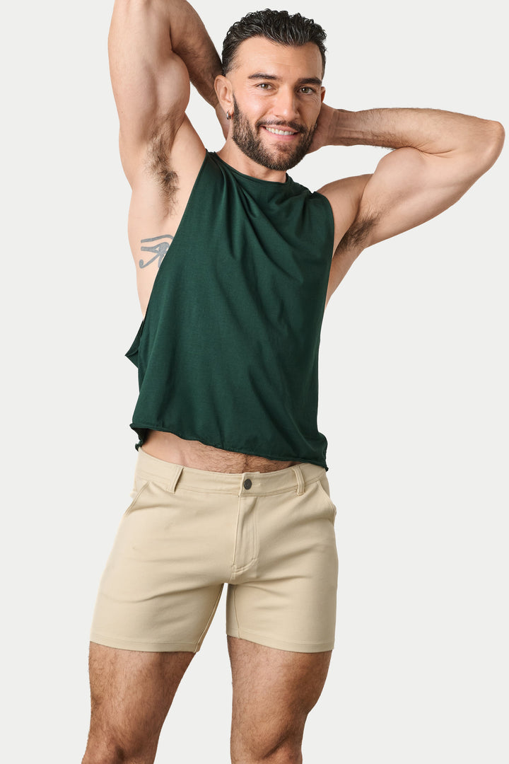 RAW Crop Tank V2 - Dark Green