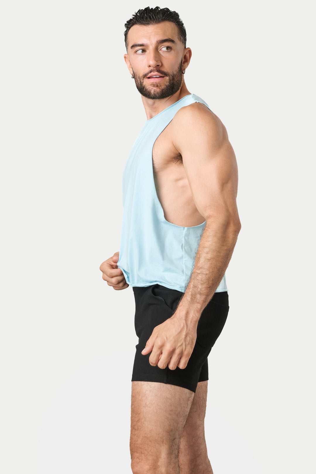RAW Crop Tank V2 - Soft Blue
