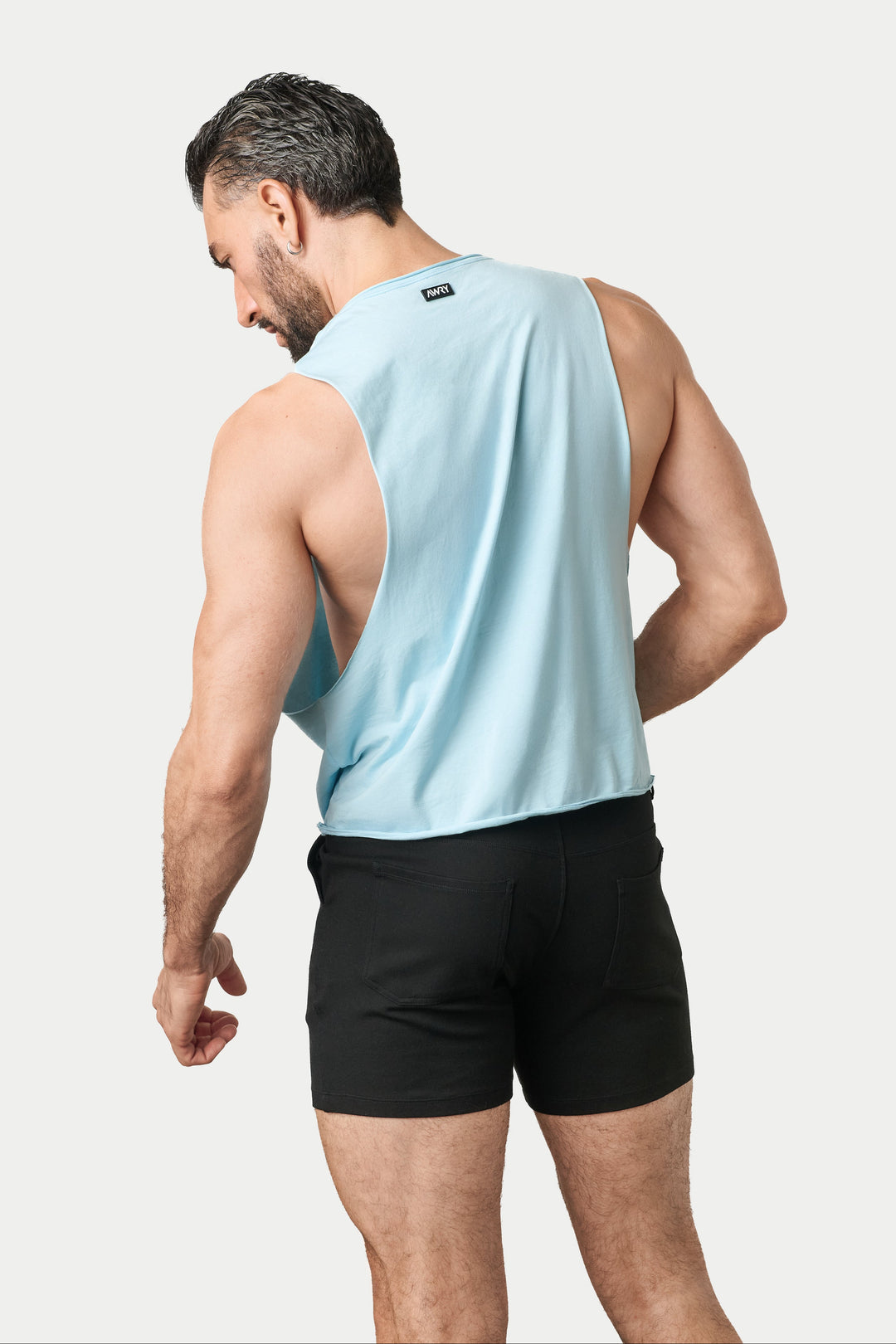 RAW Crop Tank V2 - Soft Blue