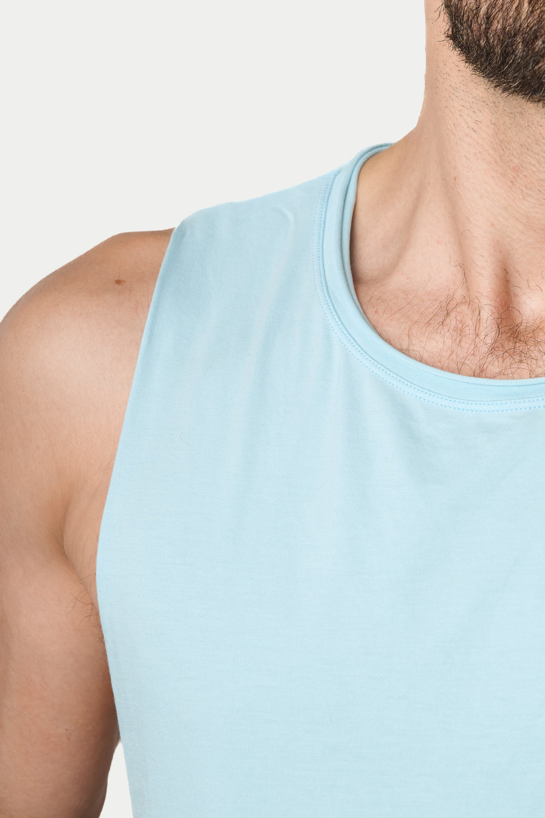 RAW Crop Tank V2 - Soft Blue