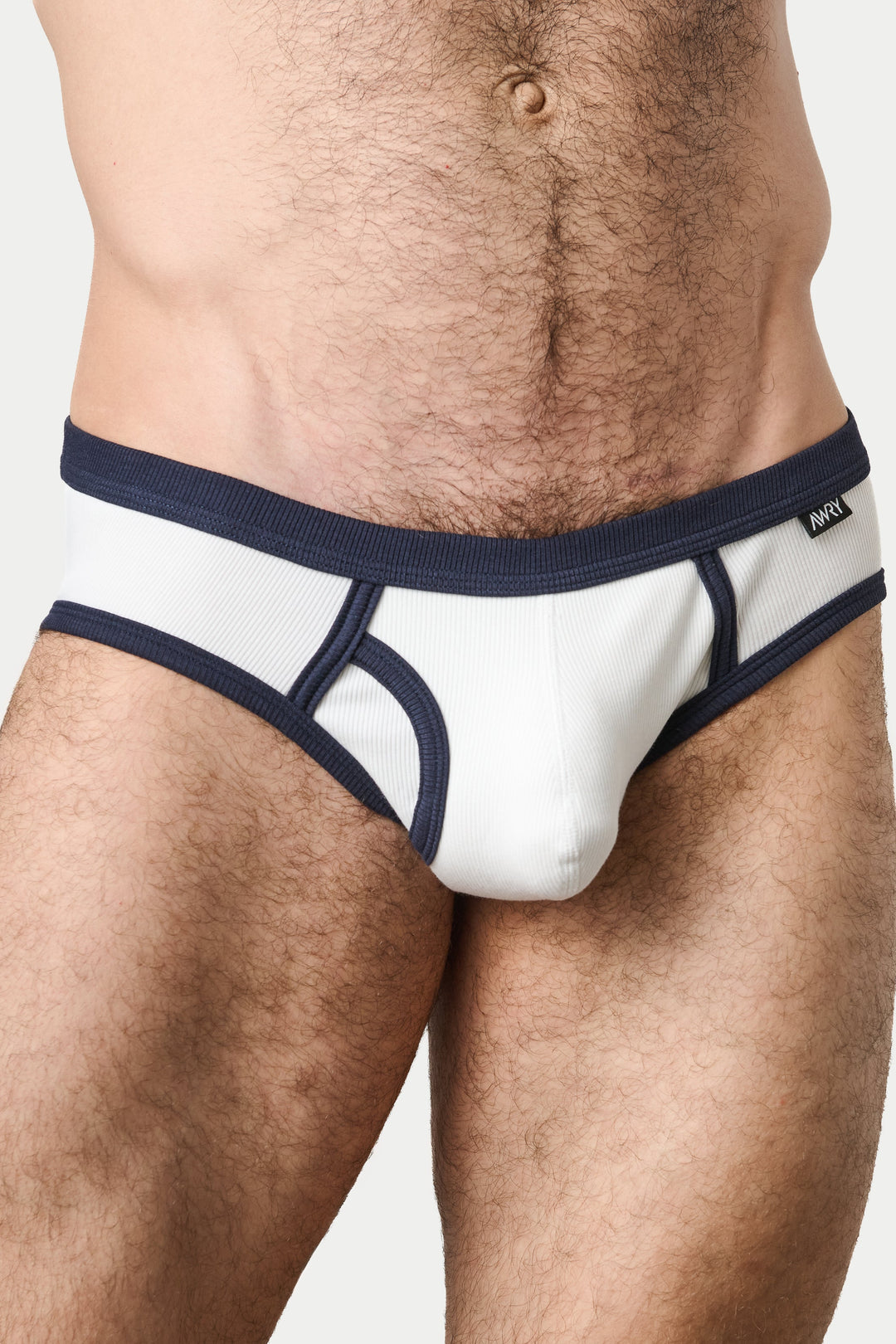 HERO Briefs - White with Navy
