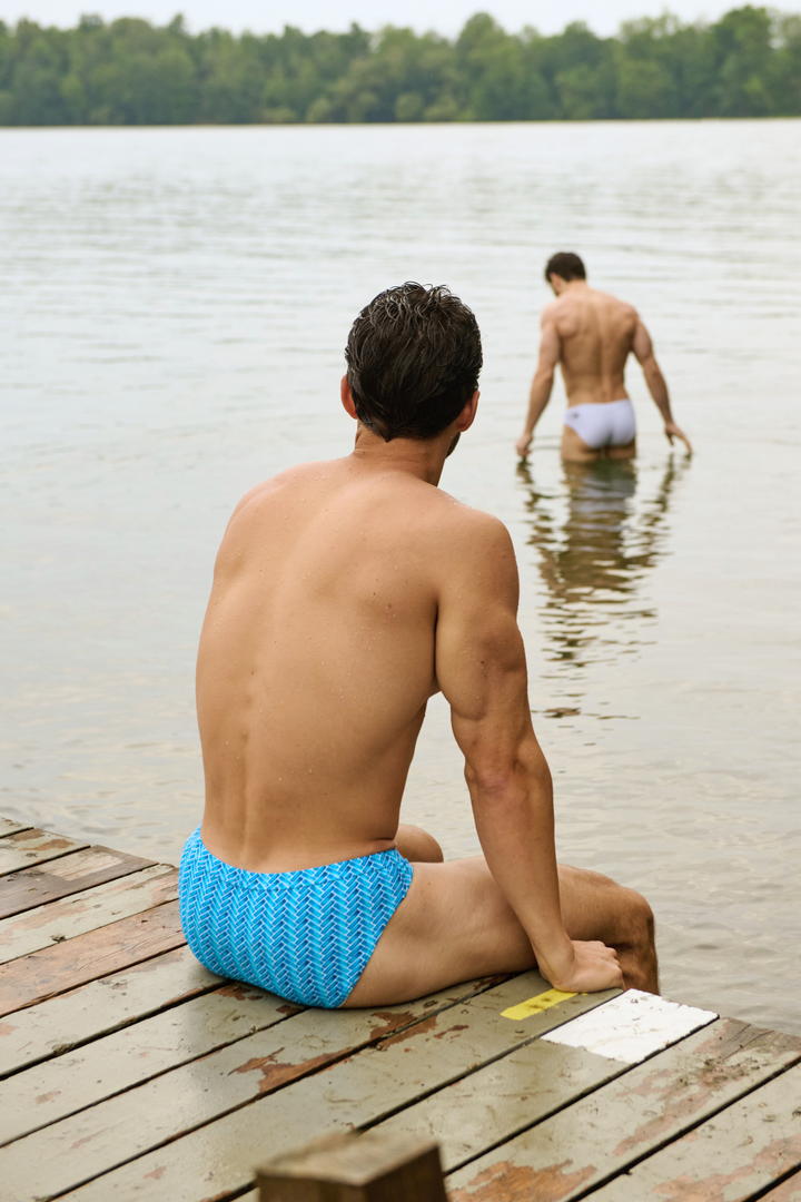 ICON Contour Swim Brief - Herringbone