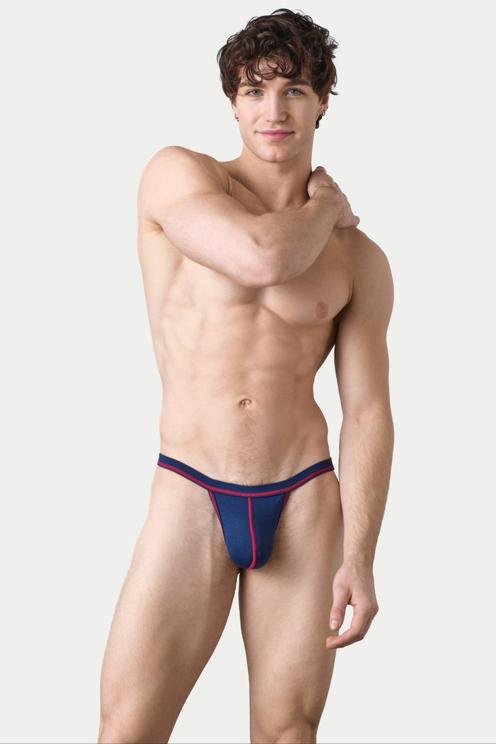 ACCENT Thong - Navy - AWRY