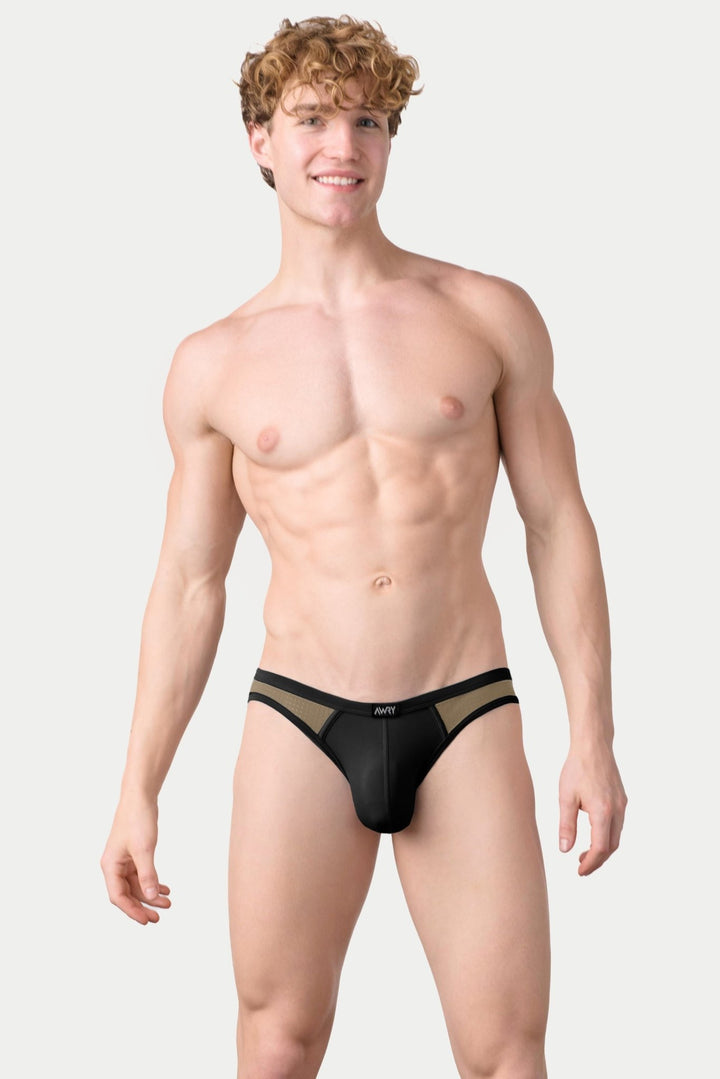 AERO Bikini Briefs - Black - AWRY