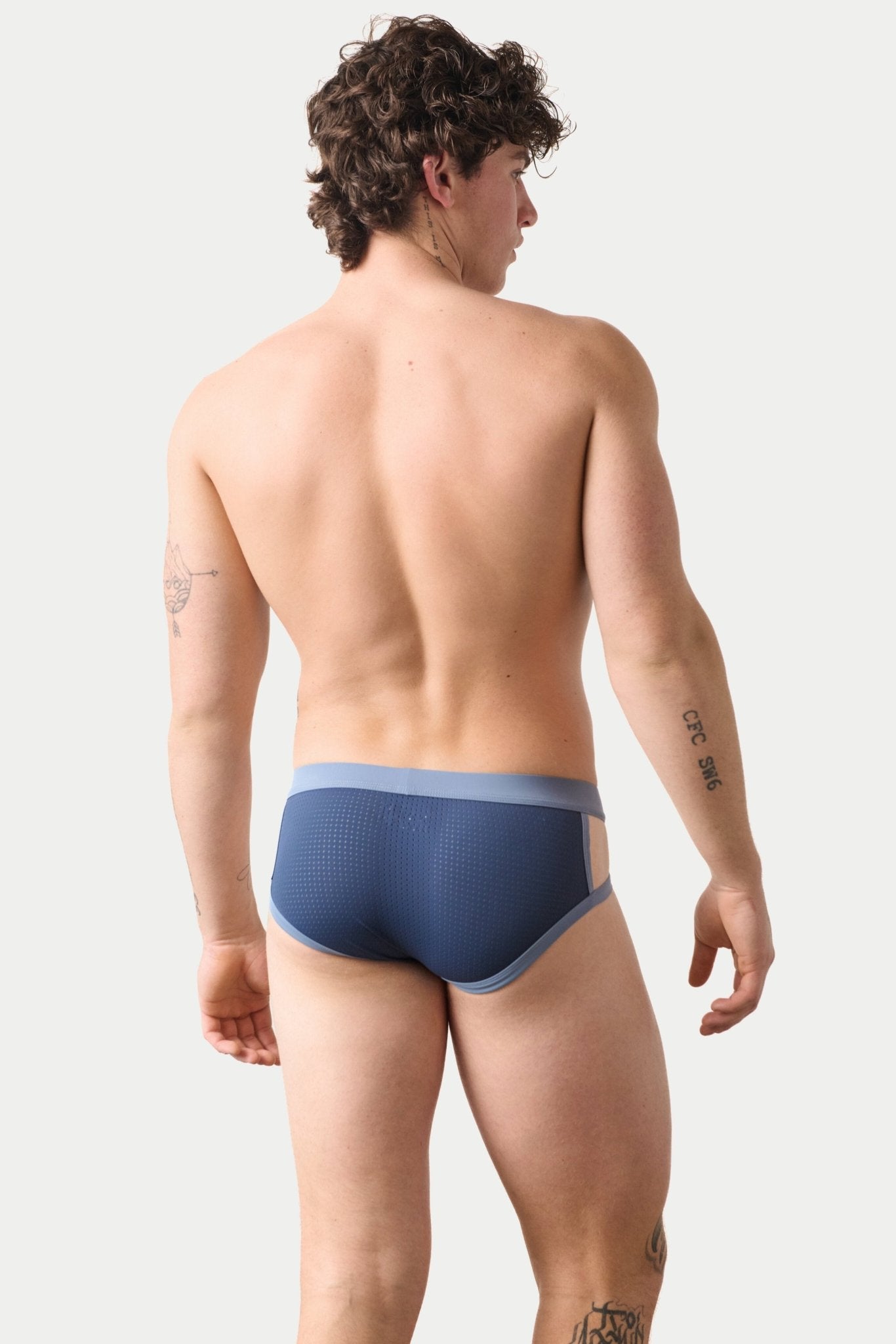 AERO Strap Briefs - Blue - AWRY