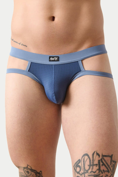 AERO Strap Briefs - Blue - AWRY