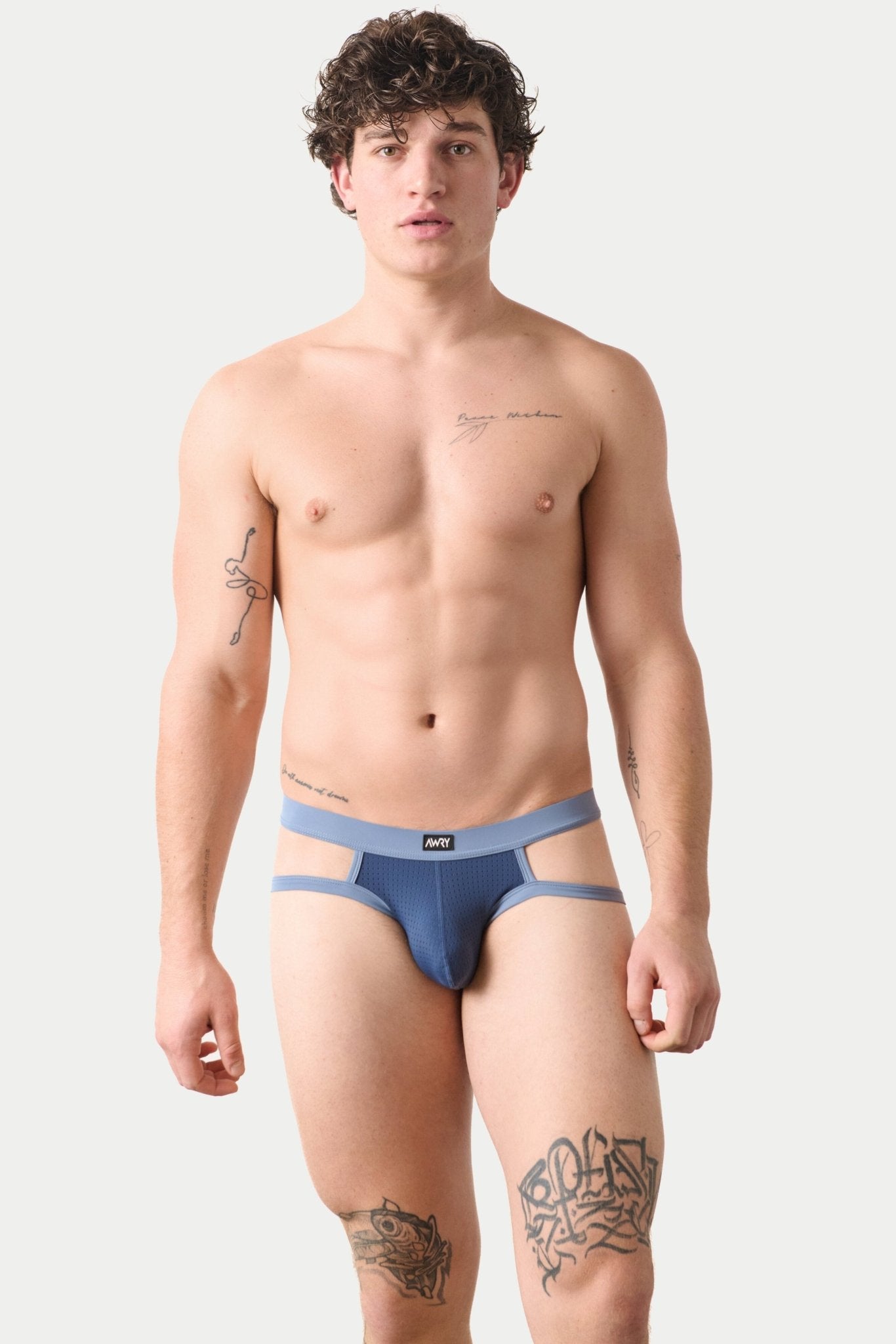 AERO Strap Briefs - Blue - AWRY
