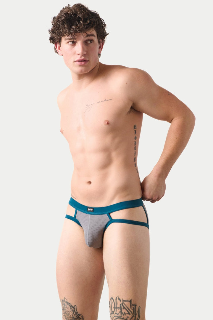 AERO Strap Briefs - Gray - AWRY