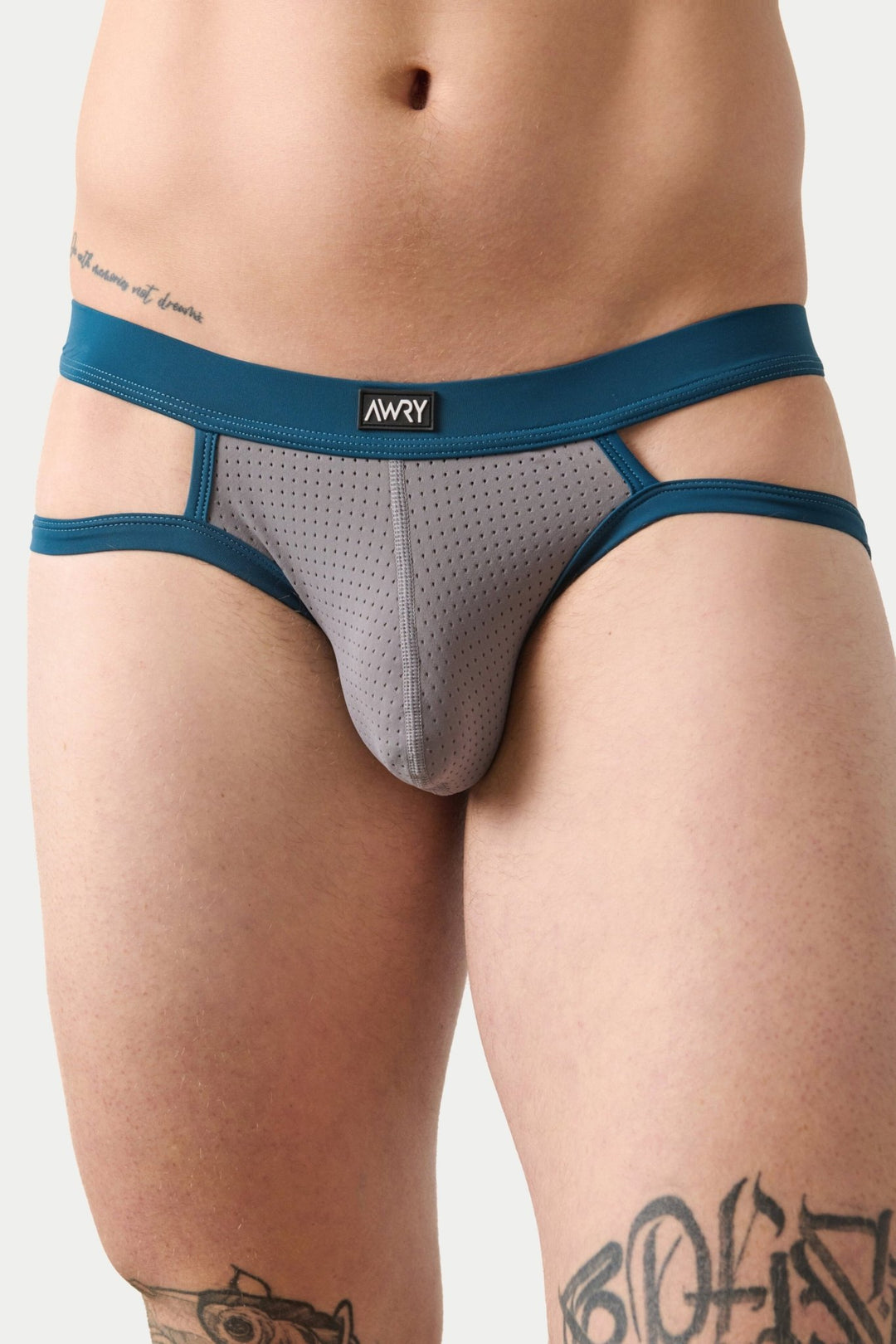 AERO Strap Briefs - Gray - AWRY