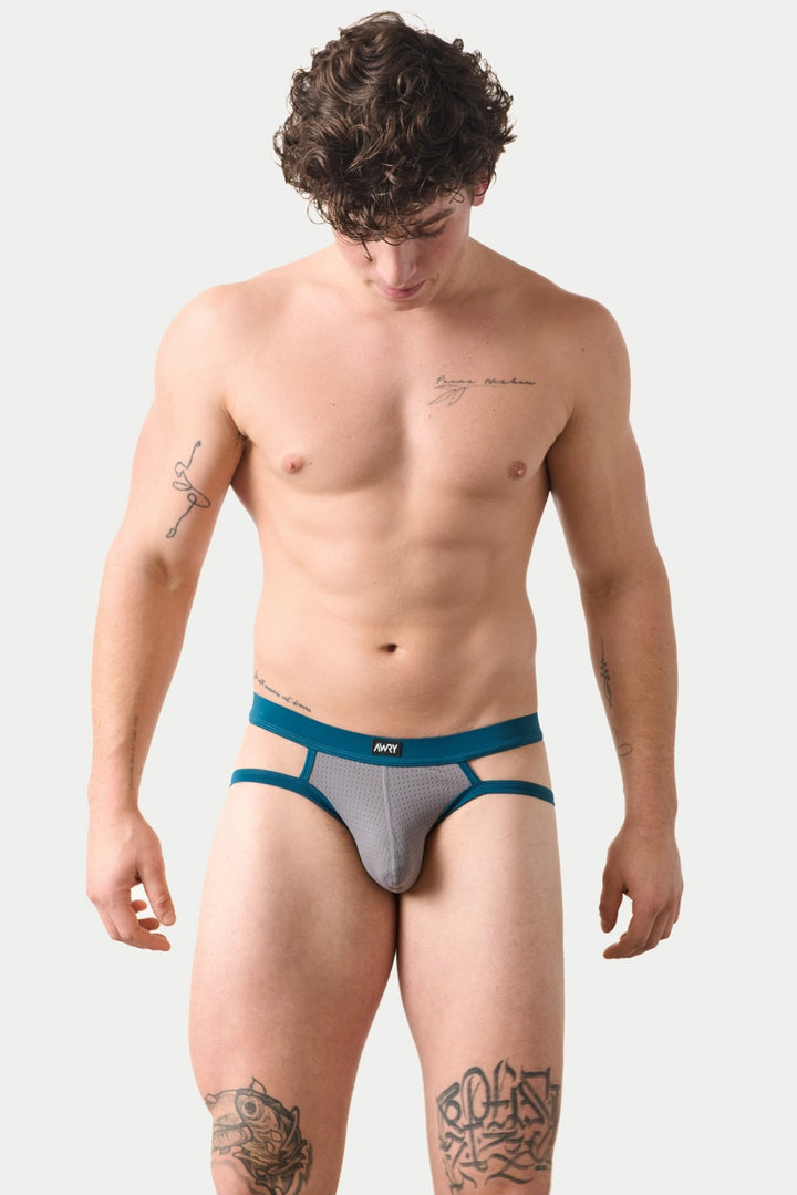 AERO Strap Briefs - Gray - AWRY
