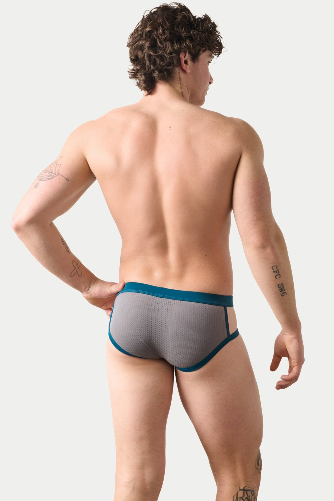 AERO Strap Briefs - Gray - AWRY