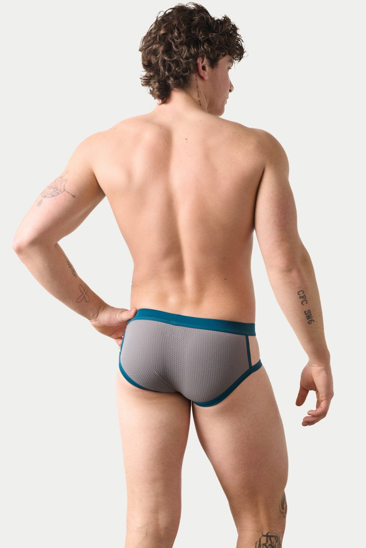 AERO Strap Briefs - Gray - AWRY