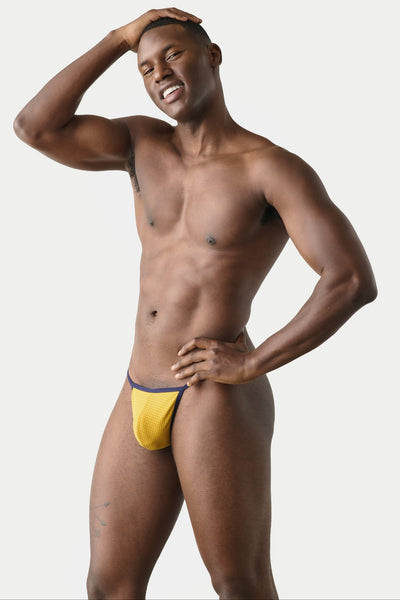 AERO String Thong - Gold - AWRY