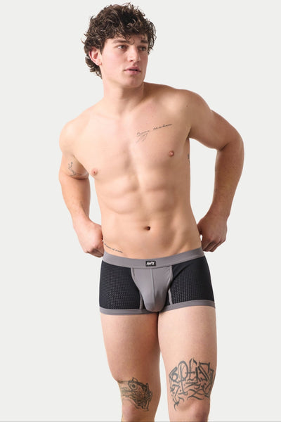AERO Thong Trunks - Black - AWRY