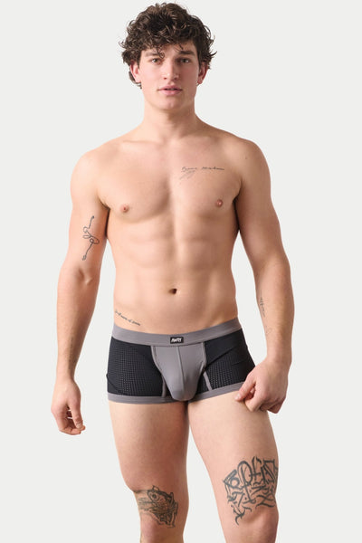 AERO Thong Trunks - Black - AWRY
