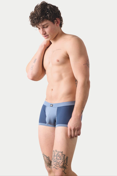 AERO Thong Trunks - Blue - AWRY