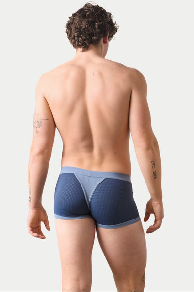 AERO Thong Trunks - Blue - AWRY