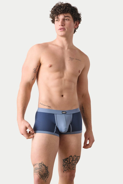 AERO Thong Trunks - Blue - AWRY
