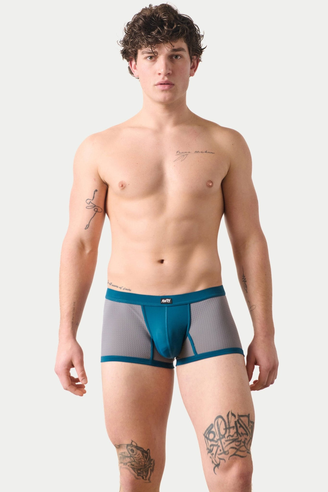 AERO Thong Trunks - Gray - AWRY