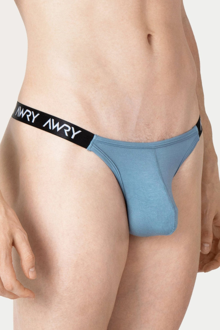 ALLURE Thong - Smoky Blue - AWRY