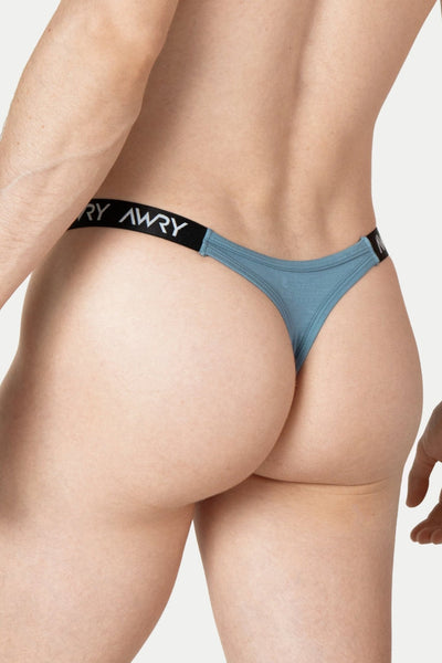 ALLURE Thong - Smoky Blue - AWRY