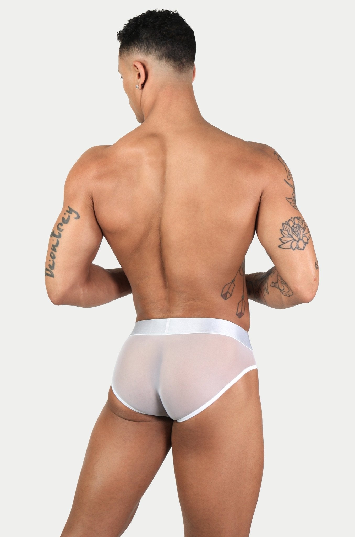 APOLLO Mesh Briefs - White - AWRY