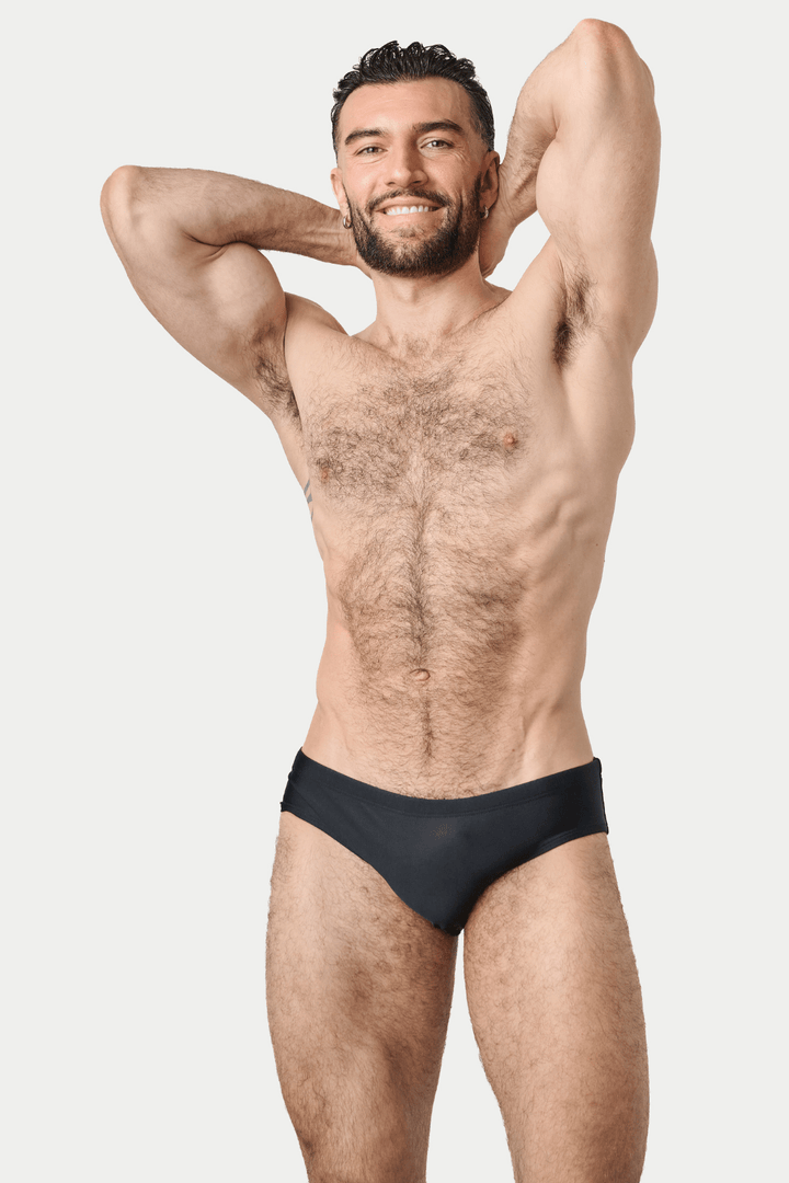 BARTON Classic Swim Brief - Black - AWRY