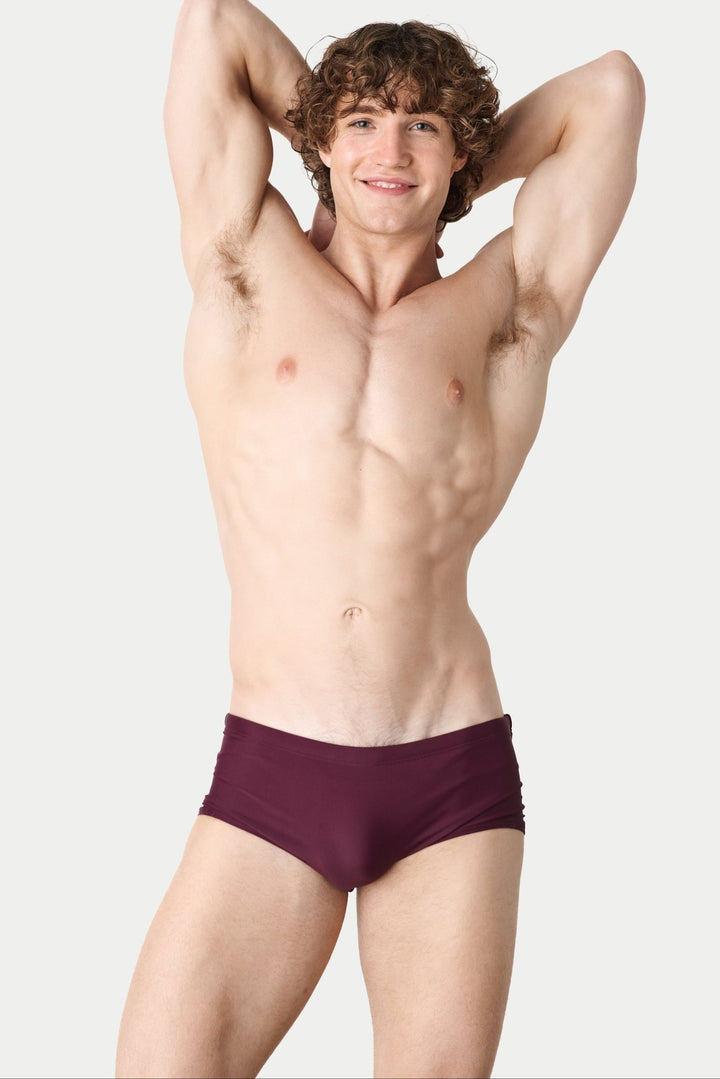 BARTON Swim Sunga - Burgundy - AWRY