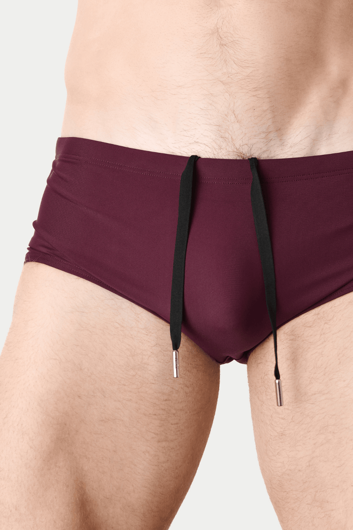 BARTON Swim Sunga - Burgundy - AWRY