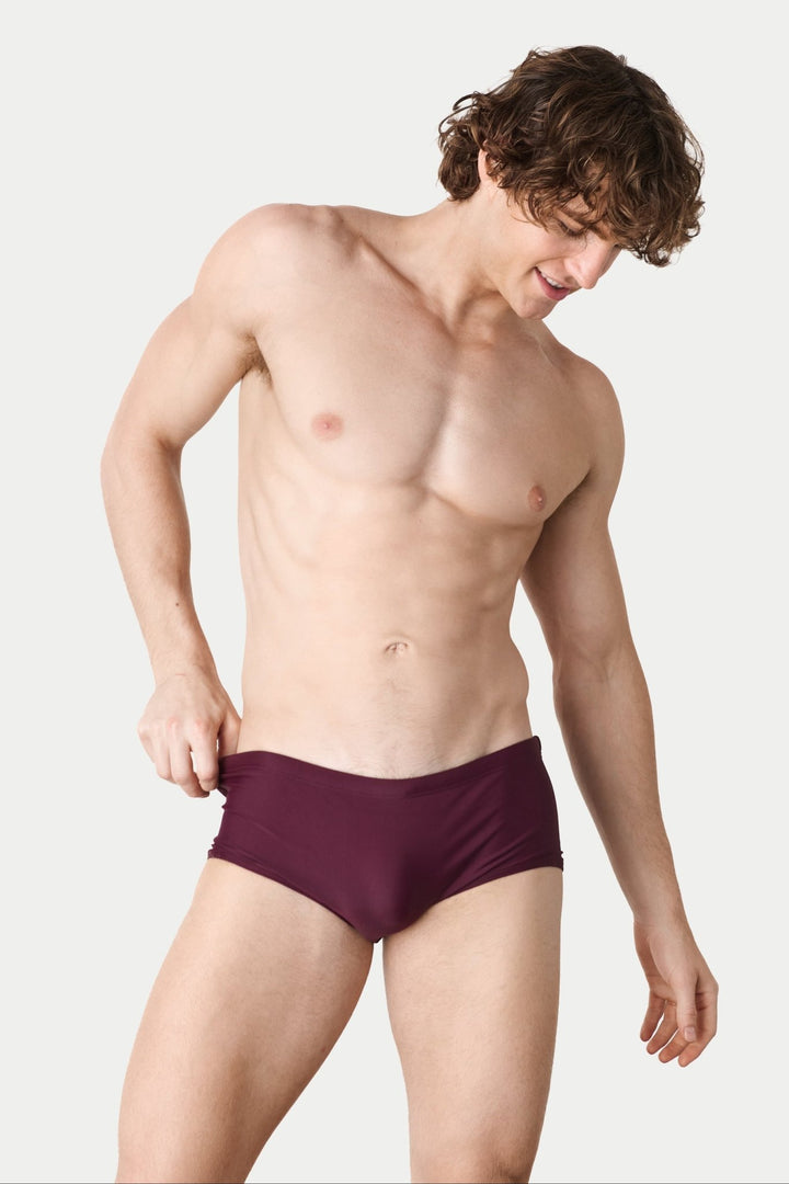 BARTON Swim Sunga - Burgundy - AWRY
