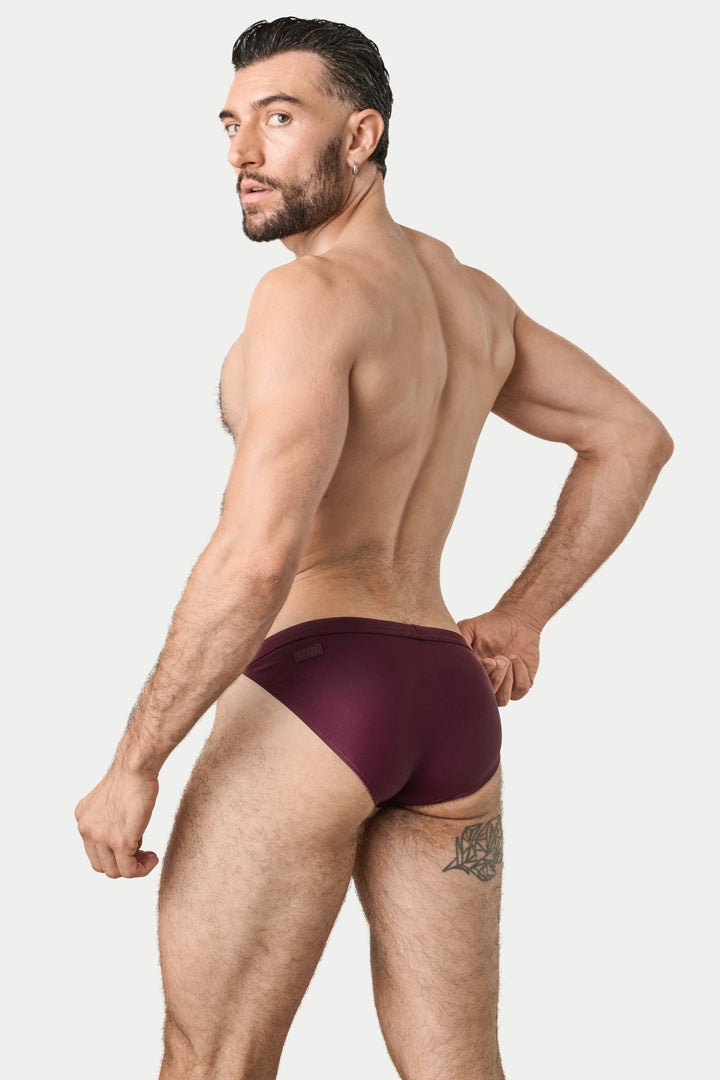 BARTON Swim Tanga - Burgundy - AWRY