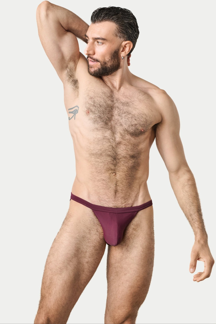 BARTON Swim Tanga - Burgundy - AWRY