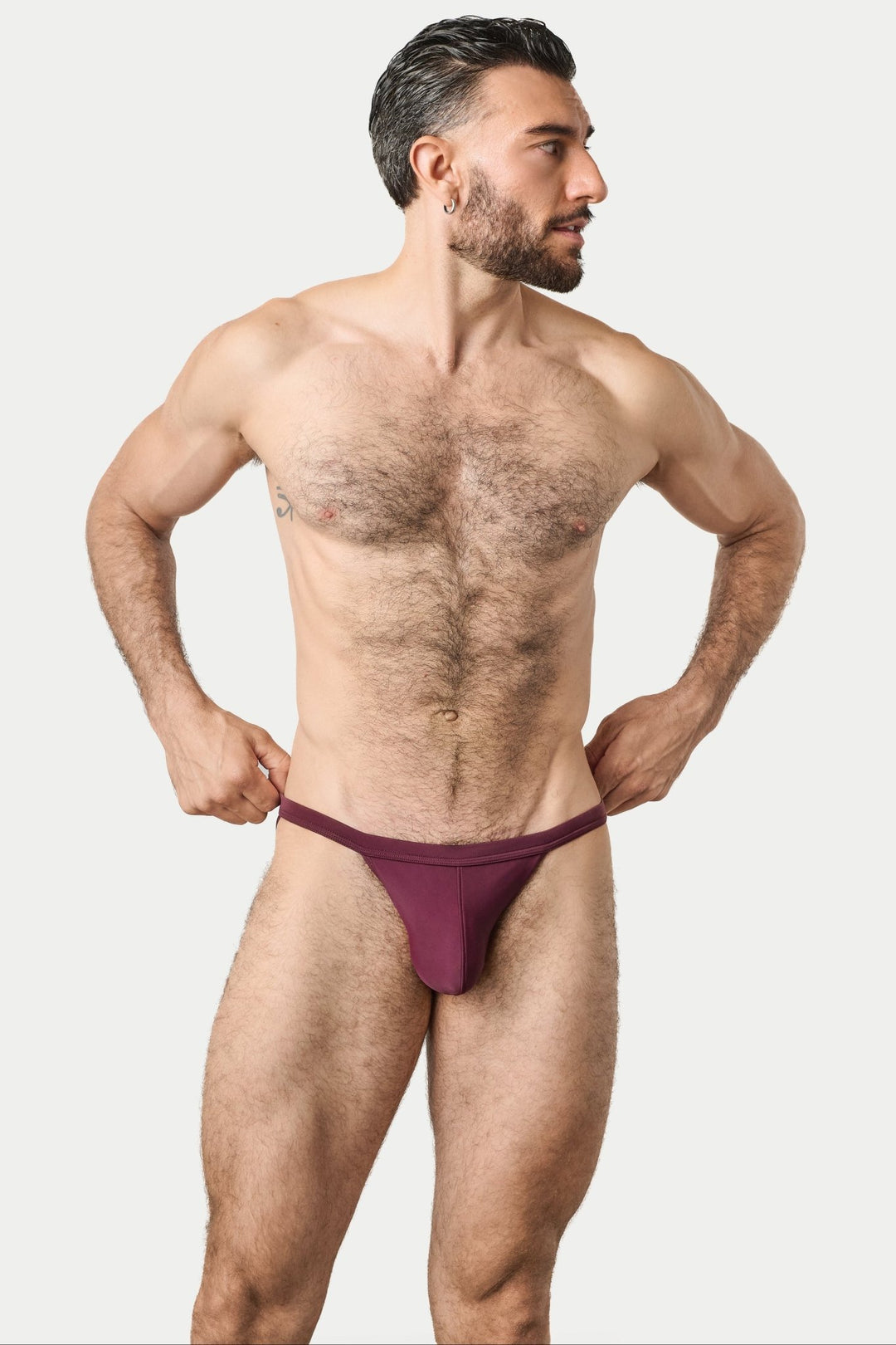 BARTON Swim Tanga - Burgundy - AWRY