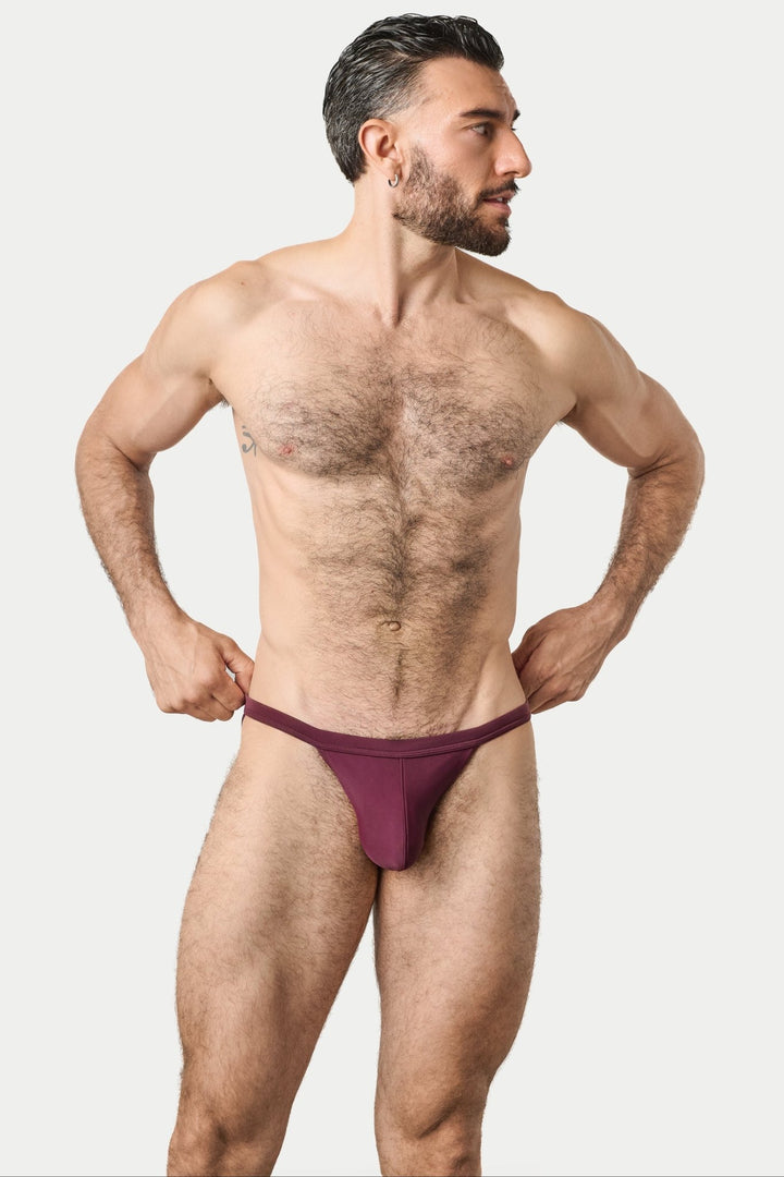 BARTON Swim Tanga - Burgundy - AWRY
