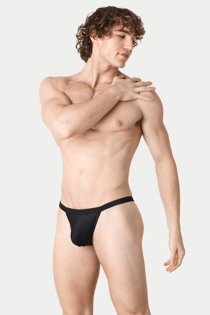 BARTON Swim Thong - Black - AWRY