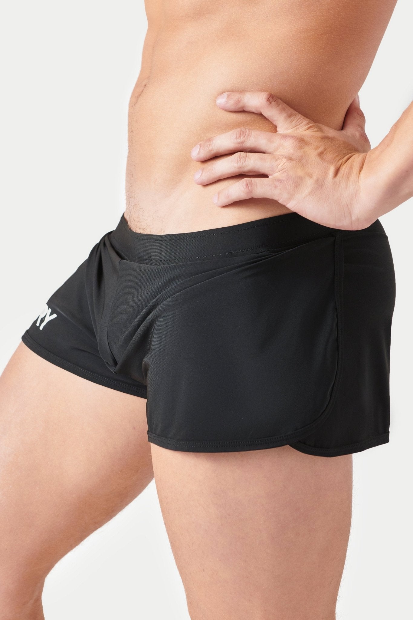 BREEZE Jock Shorts - Black - AWRY