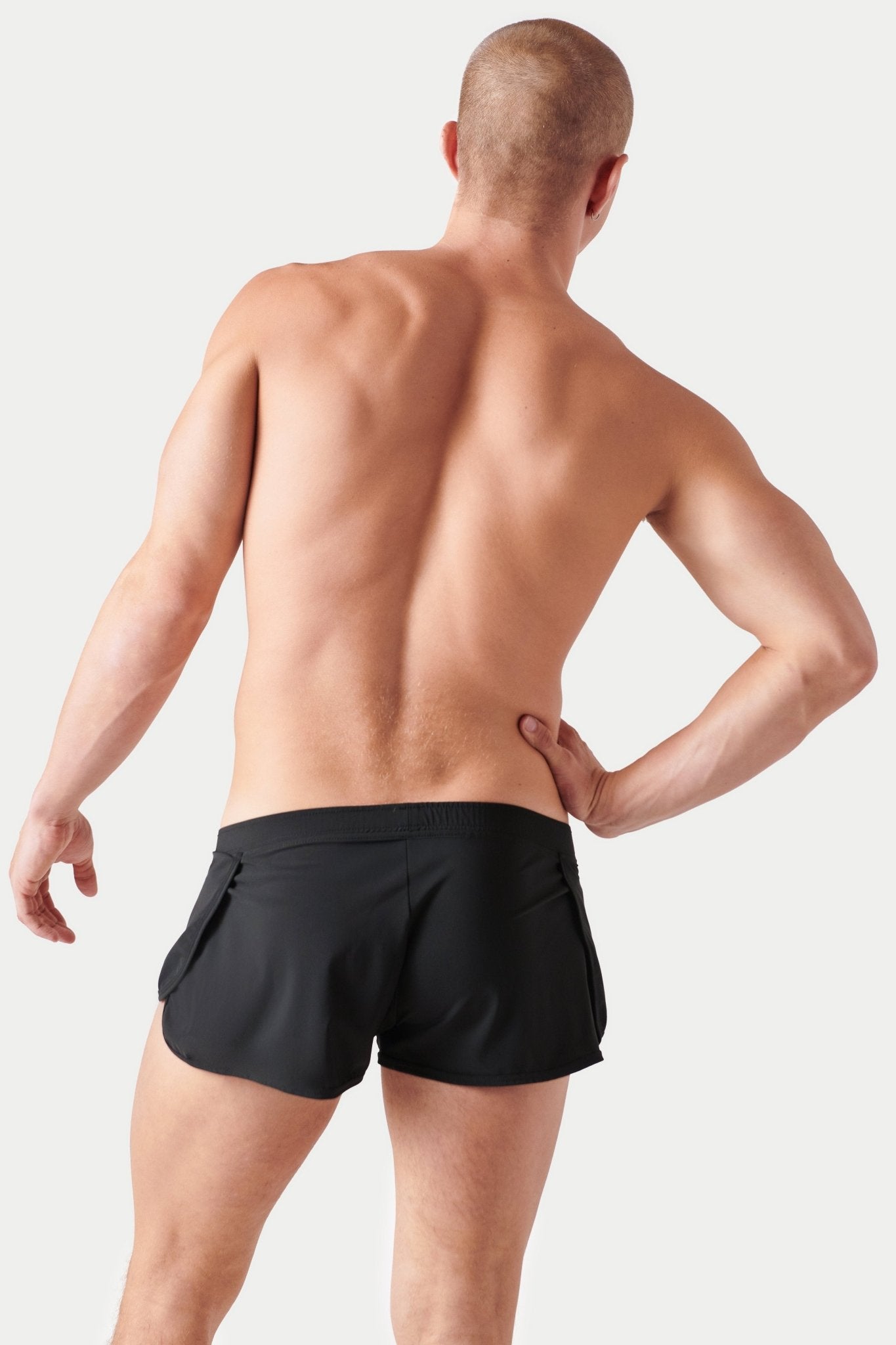 BREEZE Jock Shorts - Black - AWRY