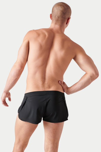 BREEZE Jock Shorts - Black - AWRY