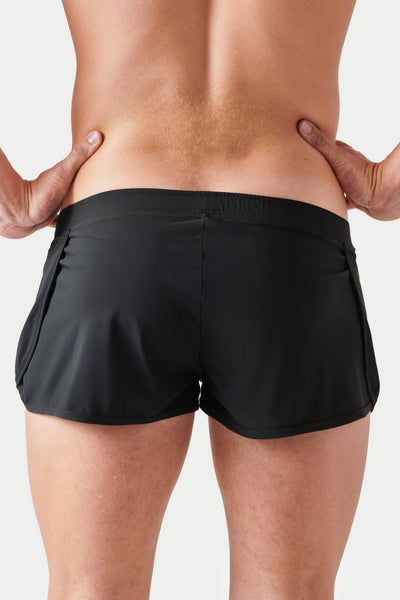 BREEZE Jock Shorts - Black - AWRY