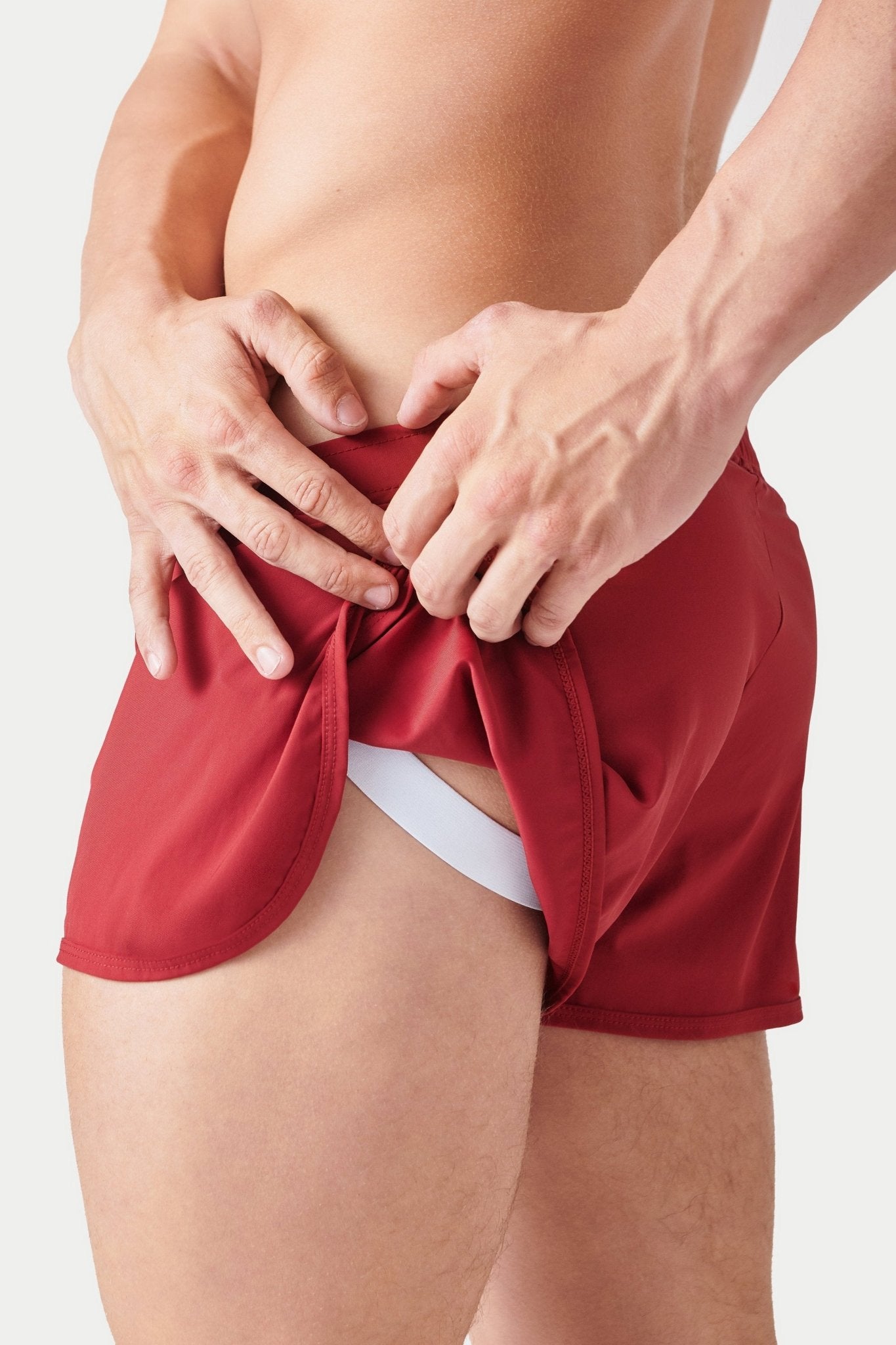 BREEZE Jock Shorts - Red - AWRY