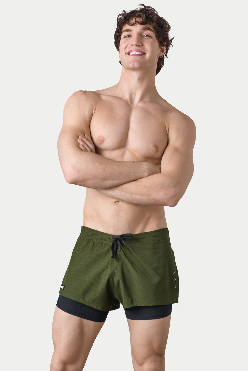 BREEZE Liner Shorts - Army Green - AWRY