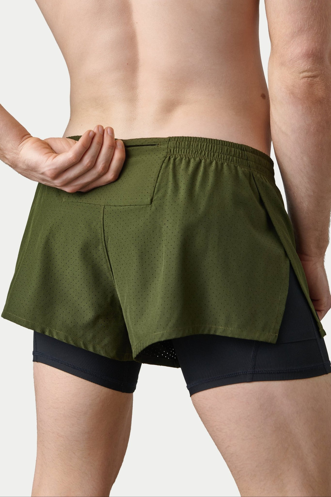 BREEZE Liner Shorts - Army Green - AWRY