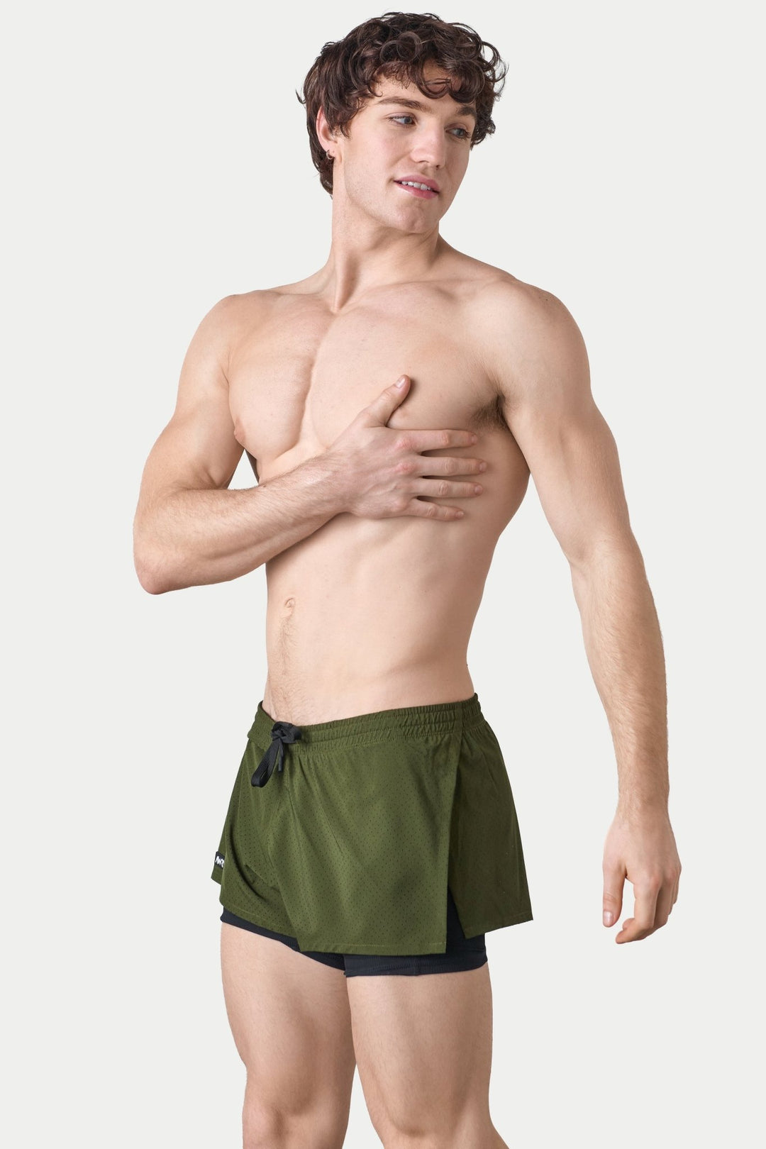 BREEZE Liner Shorts - Army Green - AWRY