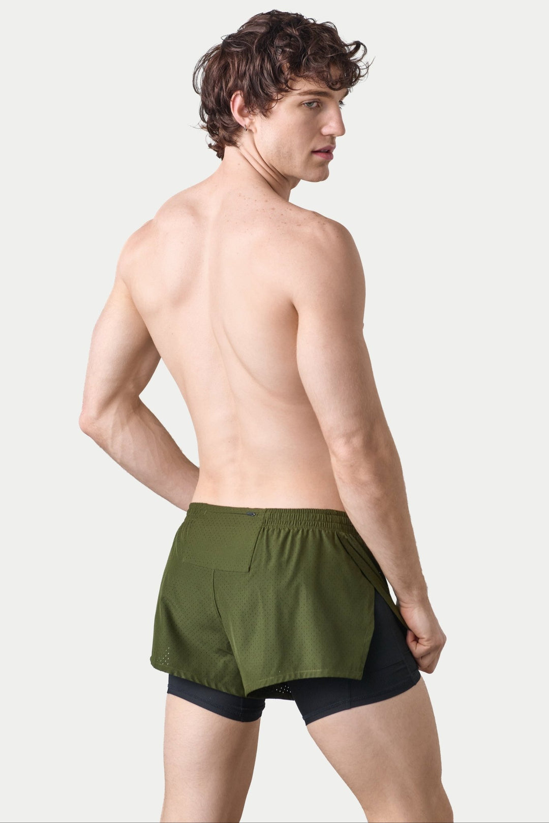 BREEZE Liner Shorts - Army Green - AWRY