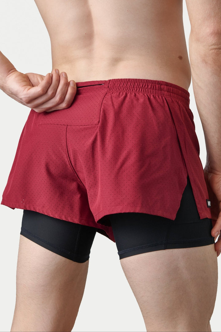 BREEZE Liner Shorts - Maroon - AWRY