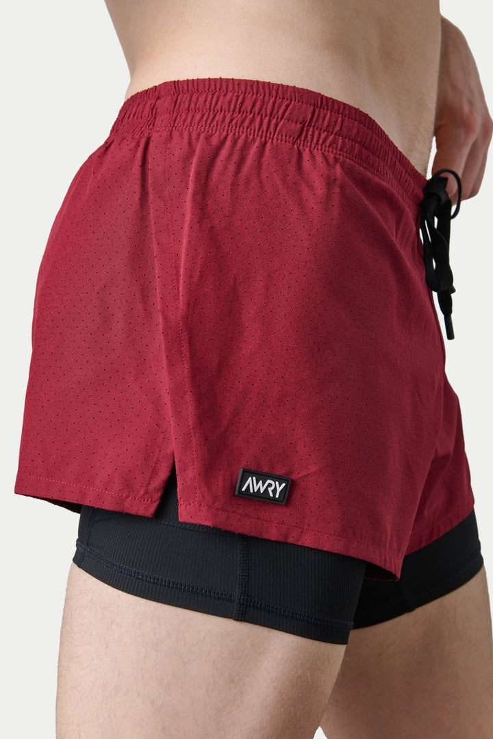 BREEZE Liner Shorts - Maroon - AWRY